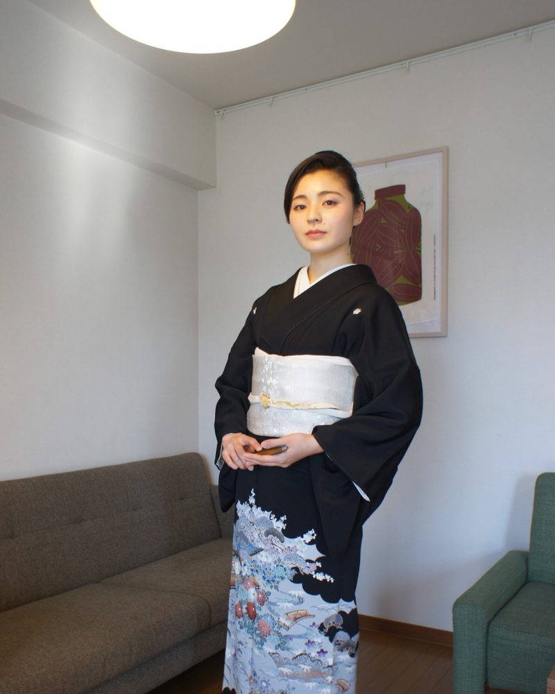 黒留袖の装いのイメージ